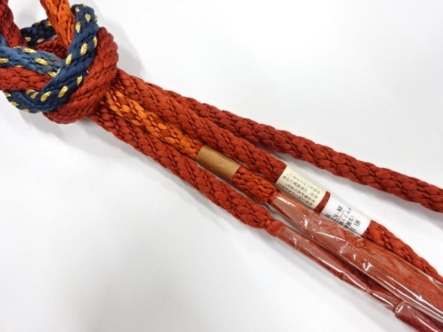未使用品　正絹　手組帯締め